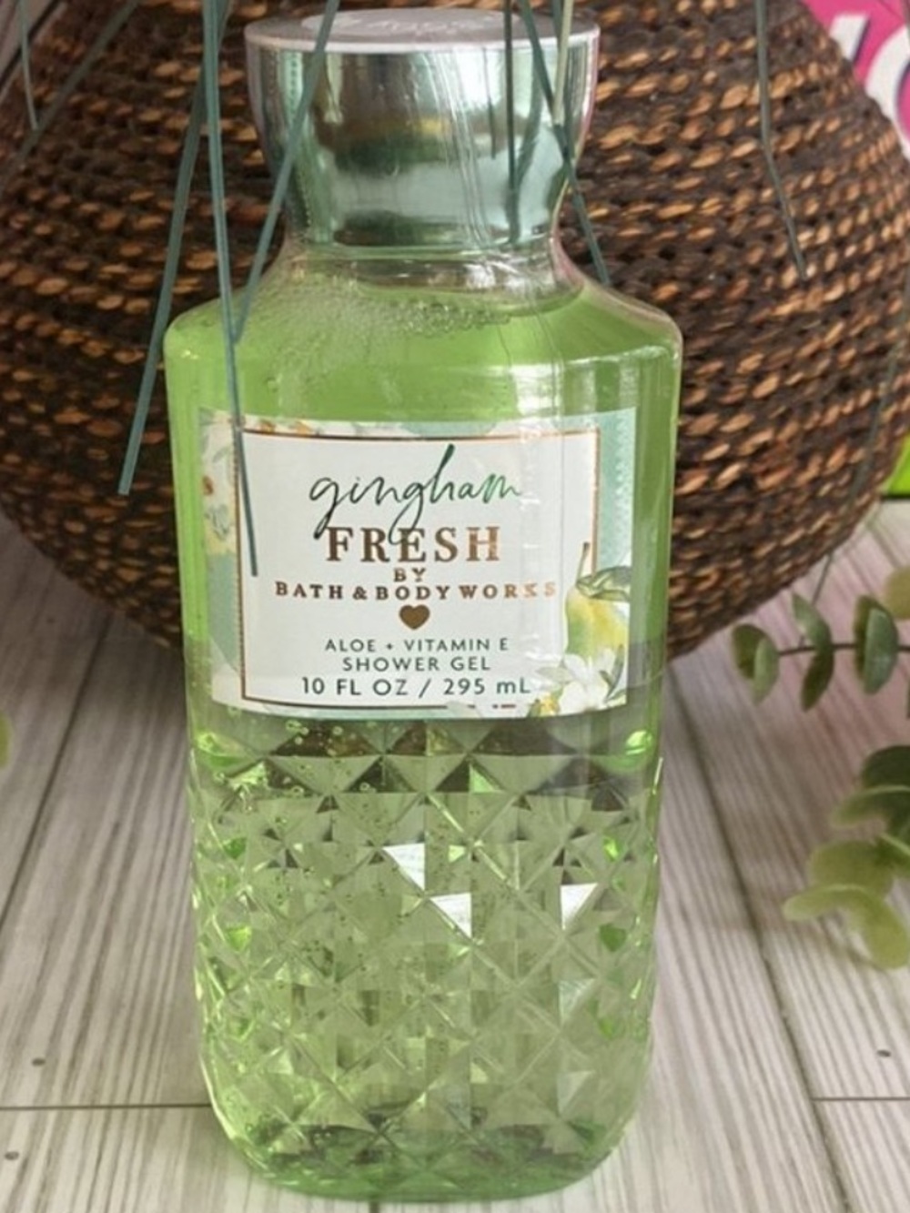 Bath & Body Works GINGHAM FRESH SHOWER GEL 10 oz. - Picture 2 of 2